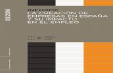 Informe 3/2016 sobre la creación de empresas en España y su ...