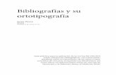 Bibliografías y su ortotipografía, según la ISO * 690:2010