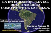 La integración fluvial de Sur América como parte de la IIRSA