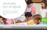 Guía de actividades educativas sobre el agua