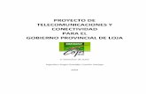 proyecto de telecomunicaciones y conectividad para el gobierno ...