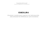 Manual del formato BIBUN para el registro de monografías ...