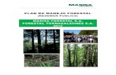 Plan de Manejo Forestal 2012 Resumen Público