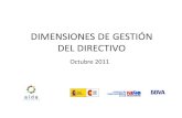 DIMENSIONES DE GESTIÓN DEL DIRECTIVO