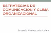 Estrategias de comunicación y clima organizacional