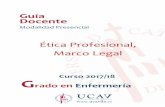 Guía Docente Ética Profesional, Marco Legal