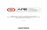 manual de formulación de proyectos de cooperación internacional