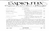 Sapientia Año XXX, Nº 118, 1975