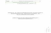 Manual de procedimientos de Almacenes e Inventarios del Instituto ...