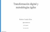 Cas2016 transformación digital y metodologías ágiles