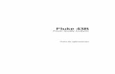 Manual fluke 43b medidor calidad energía. Guía Aplicación