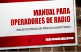 Manual de operadores de radio - Diego Aurazo