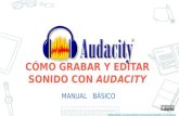 Cómo grabar y editar audios con Audacity.  REA “Yincana de los seres de ficción”.