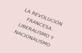 La revolución francesa, liberalismo y nacionalismo
