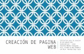 Creación de pagina web