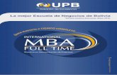 Brochure MBA Full Time UPB