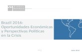 Latinoamérica: política y economia de Brasil en 2016