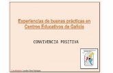 Convivencia positiva: experiencias de buenas prácticas en Galicia