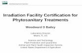 Aprobación y certificación de instalaciones de irradiación