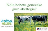 Aberekin - Mejora genética del ganado a través de la inseminación artificial