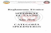 Reglamento Técnico SPEEDWAY EL SANTO Año 2016 ...
