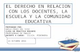 Los docentes y el Derecho Argentino, década 2006/2016