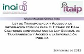 Ley de Transparencia de Baja California vs Ley General de Transparencia