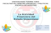 La actividad financiera en venezueal 1