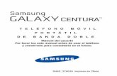TracFone SCH-S738C Samsung Galaxy CENTURA Manual del ...