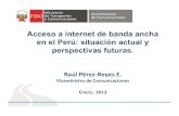 Acceso a internet de banda ancha en el Perú: situación actual y ...