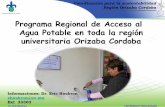 Programa Regional de Acceso al Agua Potable en toda la región ...
