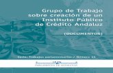 Grupo de Trabajo sobre creación de un Instituto Público de Crédito ...