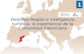 Destinos Región e Inteligencia turística, la experiencia de la Comunidad Valenciana
