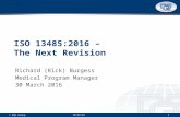 ISO 13485:2016 Revisions Webinar