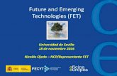 "Future and Emerging Technologies (FET)", por Nicolás Ojeda, Punto Nacional de Contacto (NCP) para Horizonte 2020.
