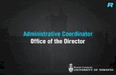 Administrative Coordinator - Planning Presentation 2016-17