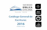 Catalogo bíblico SB Chile 2016