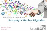 Estrategia Medios Digitales - Monica Acosta
