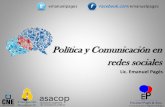 Política y comunicación en redes sociales