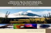 Historia de la actividad del volcán Popocatépetl 17 años de ...
