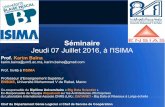 Karim Baina Seminaire BigData IoT ISIMA Juillet 2016