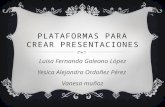Plataformas para crear presentaciones