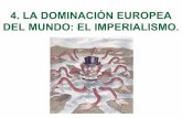 La dominación europea del mundo: el imperialismo