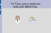 15 Tips para salud mental