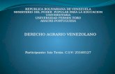 Derecho agrario venezolano
