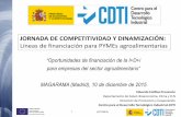 CDTI. Oportunidades de financiación de la I+D+i  para empresas del sector agroalimentario