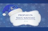 Propuesta comercial taxis navidad bogotá 2016