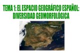Tema 1. Diversidad Geomorfológica de España