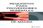 2 Requisitos para Proveedores Mundiales de Magna