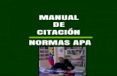 MANUAL DE CITACIÓN DE NORMAS APA